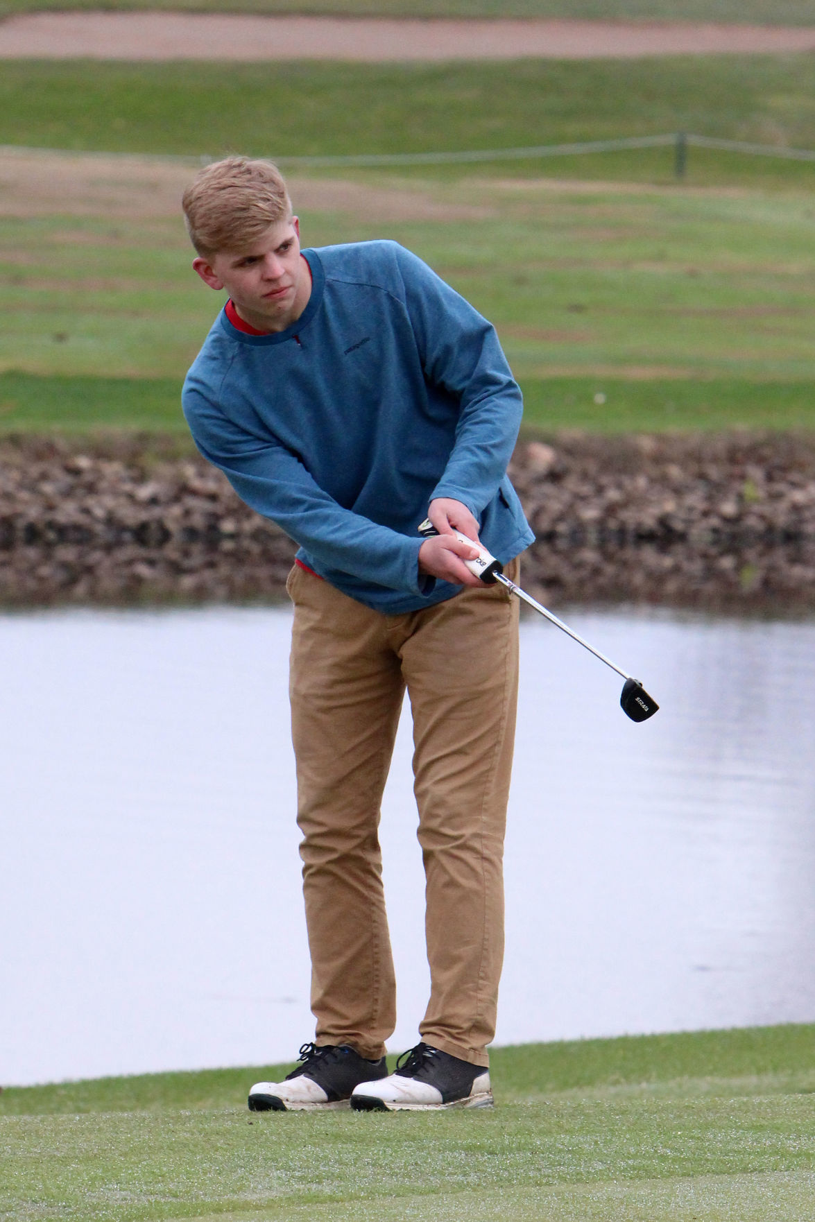 Cloverbelt-Dairyland boys golf invite at Lake Wissota golf 4-29-19